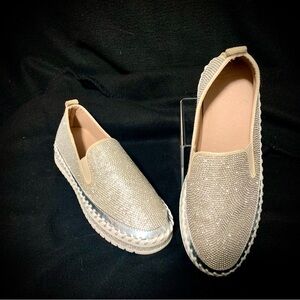 💎Crystal Embellished Slip-On Sneakers – EU 39 (US Women’s 8–8.5)